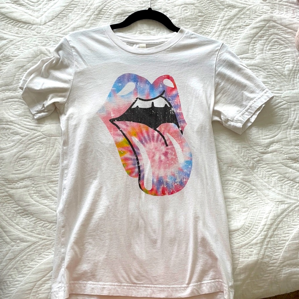 Tye Dye Rollin Stones Tee